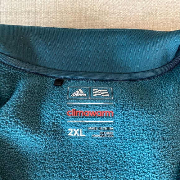 Men’s Adidas Quarter zip Golf Pullover - Picture 3 of 8